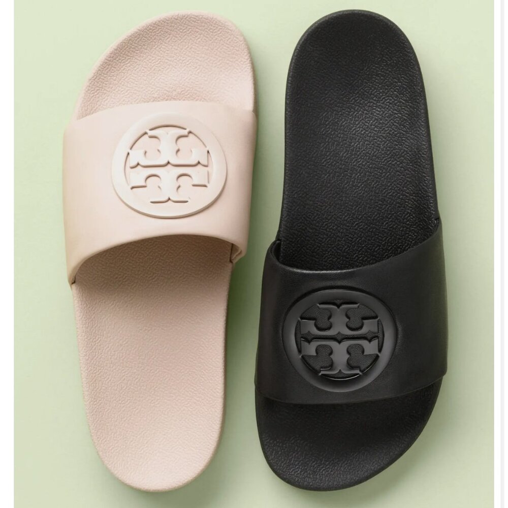 Tory Burch Lina Women Pink Slide Sandals - Size 6 - Picture 6 of 11